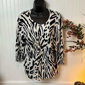 Designers Originals Zebra Cardigan